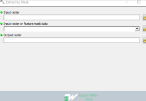 Showing Extract by Mask Analysis