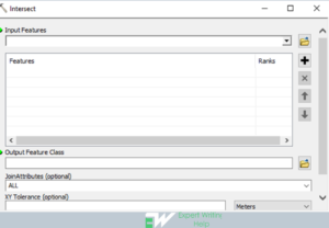 intersect geoprocessing tool