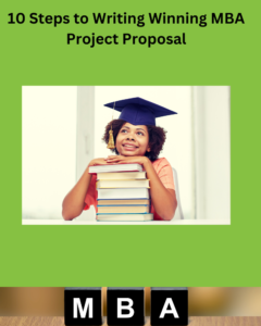 how to write MBA project proposal