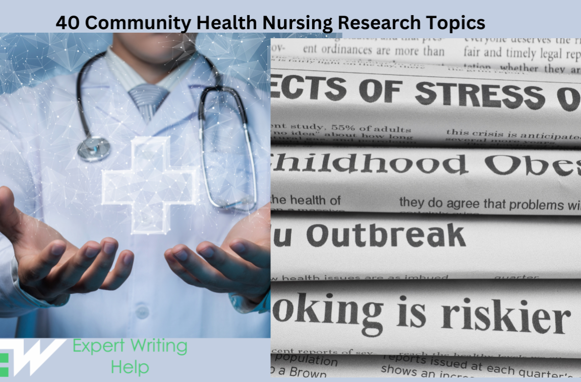 research topics community health nursing